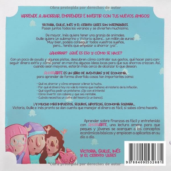 Contraportada del libro Ahorrarte